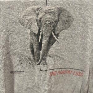 End Habitat Loss t shirt size medium in used condition